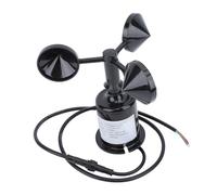 HEEPDD Sensor de Velocidad del Viento Anemómetro de 3 Tazas RS485 Modbus Medidor de Viento Rango de 0 a 156 Mph Resolución de 0,2 Mph para Monitoreo de Muelles Marinos en Invernadero Lecturas de
