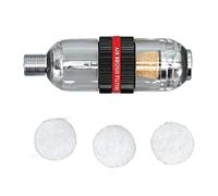 HEEPDD Separador de Agua para Pistola Pulverizadora, Separador de Aceite y Agua, Material de Cobre, Reemplazo de Filtro de Aerógrafo de 3 Etapas para Pistola Pulverizadora, Fácil Mantenimiento,