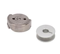 HEEPDD Singer 29K Shuttle Hook 81952 y Bobbin 82552 Repuesto de Aluminio de Acero Inoxidable para Máquina de Coser de Reparación de Zapatos, Reduce el Desgaste en las Piezas Móviles