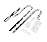 HEEPDD Skimmer Metal Lily, Tubería, Flujo de Salida Ajustable y Removedor de Aceite de Superficie para Acuario de 12 Mm y Pecera Plantada Skimmer Metal Lily, Filtro de Acero Inoxidable Suministros