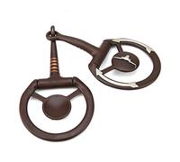 HEEPDD Snaffle Low Leverage Acero Inoxidable Antiguo Western bit Roller Caballo Rigido Recortes Boca con incrustación de Cobre