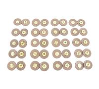 HEEPDD Snap Magnetic de Cuero, 20 Sets Golden Color Magnetic Botón Snaps de Cuero de 14 Mm para Bolso Nan de Costura de Costura (Beige)