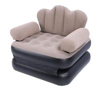 HEEPDD Sofá Cama Inflable, Colchón Inflable de PVC Flocado Grueso con Capacidad de Carga de 200 Kg, para Viajes en Casa, Camping, Uso en Interiores y Exteriores