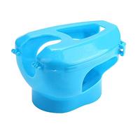 HEEPDD Soporte de Alimentación para Palomas, Marco Fijo de Plástico, Color Azul