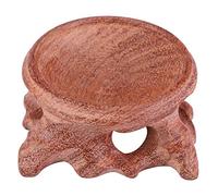 HEEPDD Soporte de Bola de Cristal, Rama de Palo de Rosa Exquisita raíz Base de Soporte de exhibición de Madera para Esfera de Bola de Cristal Globo Decoración de Piedra