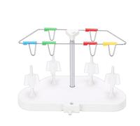 HEEPDD Soporte de Hilo para 4 Carretes, Soporte de Hilo Multifuncional de Altura Ajustable con Pasadores de Carrete Móviles, para Serger 14HD854 S0100 HD0450S HD0400S SE017 Huskylock