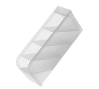 HEEPDD Soporte de Lápiz de Lápiz Inclinado, 4 de la Cuadrícula de la Cuadrícula de Obligación de la Caja de Papelería Box de Almacenamiento Organizador de Soporte de Labial para el Escritorio de la