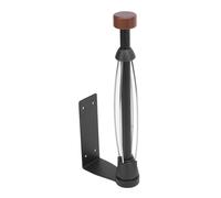 HEEPDD Soporte de Papel Higiénico de Acero Inoxidable, Soporte para Rollo de Papel Adhesivo o con Tornillo con Barra con Resorte, Estante Vertical u Horizontal para Baño, Cocina, Gabinete de RV