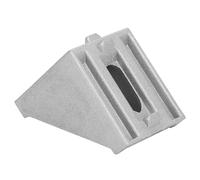 HEEPDD Soporte de Perfil de Aluminio de 2 Agujeros de Servicio Pesado, ángulo Recto de 20 Piezas, ángulo Recto, Soportes de Tipo L para Perfil de Aluminio 3030, Ideal para Aplicaciones Industriales