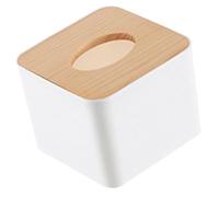 HEEPDD Soporte de Toalla de Papel Caja de Pañuelo de Madera Cubierta de Baño Extraíble Dispensador de Extracción de Papel Higiénico Rectángulo Moderno para la Decoración del Lugar para Automóviles