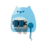 HEEPDD Soporte de Trapeador Multifuncional, Moderno Diseño Simple de Montaje en Pared PC Rack de Gancho de Gancho, para el Baño de la Pared del Hogar Nan de Cocina (azul claro)