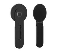 HEEPDD Soporte Magnético para Teléfono Portátil, Fuerte Fuerza Magnética, Aleación de Aluminio, Soporte Lateral para Teléfono Portátil con Tecnología, para iOS 12 13 y Monitor (Black)