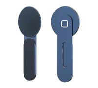 HEEPDD Soporte Magnético para Teléfono Portátil, Fuerte Fuerza Magnética, Aleación de Aluminio, Soporte Lateral para Teléfono Portátil con Tecnología, para iOS 12 13 y Monitor (Blue)
