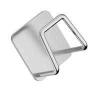 HEEPDD Soporte para Lavabo Debajo del Gabinete, Acero, Gancho Autoadhesivo para Cocina y Baño, 1,38 Pulgadas de Altura, Ideal para Colgar Toallas y Batas Debajo del Gabinete, Soporte para Lavabo