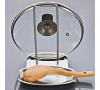 HEEPDD Soporte para Tapa de Cuchara de Acero Inoxidable, Soporte para Tapa de Olla, de Acero Inoxidable y Organizador de para Cuchara para Utensilios de Cocina, Ideal para Uso en Cocina Nan (Colores