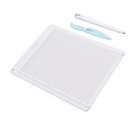 HEEPDD Tablero de Puntuación para Manualidades en Papel Mini Tablero de Puntuación Multifuncional, 6,5 X 8,46 Pulgadas, Pequeña Herramienta de Artesanía de Plástico para Hacer Sobres y Arte en Papel