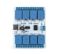 HEEPDD Tablero de relé USB de 8 Canales de 12 V, Controlador de relé con Pistas de Alta Corriente para Proyectos de Robótica de Automatización Tablero de USB de 8 Canales de 12 V, Tipo B Nan