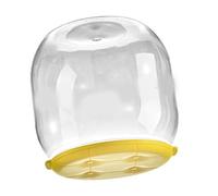 HEEPDD Taburete de Almacenamiento Transparente, Organizador de Juguetes de Plástico Resistente, Caja Redonda Multifuncional para Juguetes de Niños y de Zapatos, Entrada a la Sala de Estar del Hogar