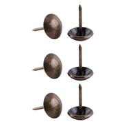HEEPDD Tachuelas de Tapicería, Cabezas de Clavos de Hierro con Acabado en Bronce Vintage para Muebles, Sofás, Puertas, Gabinetes, Proyectos de Manualidades, Diámetro de Cabeza de 0,9 Pulgadas,