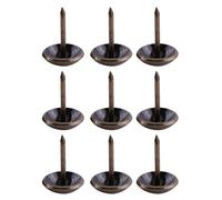 HEEPDD Tachuelas de Tapicería, Cabezas de Clavos de Hierro con Acabado en Bronce Vintage para Muebles, Sofás, Puertas, Gabinetes, Proyectos de Manualidades, Diámetro de Cabeza de 0,9 Pulgadas,