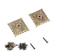 HEEPDD Tachuelas de Tapicería, Cabezas de Clavos de Hierro con Acabado en Bronce Vintage para Muebles, Sofás, Puertas, Gabinetes, Proyectos de Manualidades, Diámetro de Cabeza de 0,9 Pulgadas,