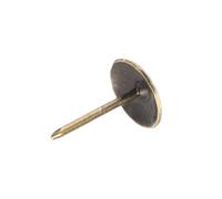HEEPDD Tachuelas de Tapicería, Cabezas de Clavos de Hierro con Acabado en Bronce Vintage para Muebles, Sofás, Puertas, Gabinetes, Proyectos de Manualidades, Diámetro de Cabeza de 0,9 Pulgadas,