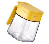 HEEPDD Tarro de Vidrio para Especias Tapa Transparente para Almacenamiento de Sal y Azúcar Organizador de Cocina Transparente Capacidad de 11 Oz Ideal para Cocinar en Casa y Organizar la Despensa