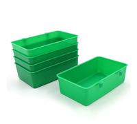 HEEPDD Tazas para Comedero de Pollo, 18 Piezas, Comedero de Plástico para Pájaros, Jaula de Comida para Semillas, Cuenco Colgante para Comida, Plato de Alimentación para Aves de Corral, Palomas,