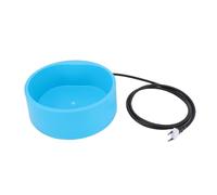 HEEPDD Tazón de Agua Calentado para Mascotas, Temperatura Constante de 30 °C, Cable de Seguridad Envuelto en Acero, 2.64 Cuartos de Galón para Uso en Interiores y Exteriores en Invierno para Perros,