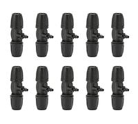 HEEPDD TEE Reductora de Conector de Manguera, Material ABS, Instalación Fácil para Riego por Goteo y Jardines