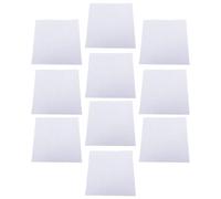 HEEPDD Tela Aida Blanca, 15x15cm, Paquete de 10 Telas de Bordado de Algodón para Principiantes en Punto de Cruz, Cuadrícula Pequeña para Punto de Aguja Detallado
