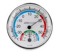 HEEPDD Termómetro para Reptiles 2 en 1, Higrómetro, Psicrómetro, Temperatura Interior, Monitor de Humedad, Montaje Colgante o de Escritorio con Carcasa de ABS para Terrario de