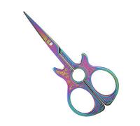 HEEPDD Tijeras de Bordado para Trabajos de Arte, Tijeras de Coser Antiguas, Acero Inoxidable Afilado para Proyectos de Moda de Bricolaje de Bordado para Trabajos de Arte, Forma de Guitarra Nan