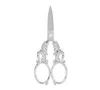 HEEPDD Tijeras de Bordado, Tijeras Artesanales Ergonómicas de Acero Inoxidable, Suave, Buenas para Entusiastas de la Costura y el Crochet (SILVER)