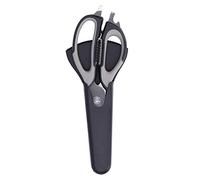 HEEPDD Tijeras de Cocina Tijeras para Alimentos Resistentes para Carne y Aves de Corral Acero con Alto Contenido de Carbono Afiladas Multiusos con Cubierta de Almacenamien (BLACK)