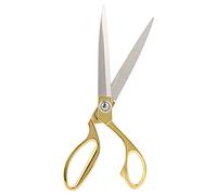 HEEPDD Tijeras de Tela de Acero Inoxidable de 10.5 Pulgadas/26.5 Cm, Tasadoras de Costura a Medida para Materiales de Tejido de Cuero de Algodón de Seda con Cómodo (oro) (GOLD)