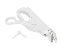 HEEPDD Tijeras Eléctricas Inalámbricas para Cortar Tela, Cortador de Tela Portátil Ligero para Cortar, Cortador de Portátil Ligero con Ergonómico y Válvula de Seguridad para