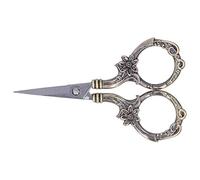 HEEPDD Tijeras Europeas Antiguas, Tijeras de Flores Vintage DIY European Needlework Bordery Bordery Retro Craft para Trabajos de Arte y Uso Nan (Bronce)