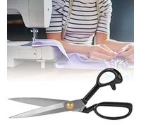 HEEPDD Tijeras para Tela, Tijeras de Sastre de Acero con Alto Contenido de Carbono para Cortar Fácilmente Varias Telas, Ideales para Coser Ropa y Cuero (12 pulgadas)