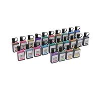 HEEPDD Tintas de Recarga, Juego de Tintas de Repuesto para Marcadores con Alcohol, 24 Piezas, Coloridas con Botellas Transparentes para Proyectos de Pintura y Dibujo Artístico