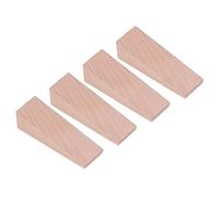 HEEPDD Tope de Puerta de Madera, Cuña Antideslizante con Goma para Todo Tipo de Puertas, Evita el Cierre de, Ideal para el Hogar y la Oficina