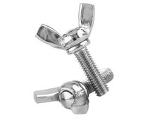 HEEPDD Tornillos de Mariposa M5, Tornillos de Acero Inoxidable 304, para Máquina de Sujeción con 8 Opciones de Longitud, para Maquinaria de Oficina en el Hogar, Construcción (M5*20mm)