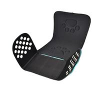 HEEPDD Transportines de Lados Blandos Viaje Transpirable para Mascotas Pequeñas con Correa para el Hombro Anti Colapso Color Macarrón Estampado de Patas Aprobado por Aerolínea 52x32x32cm Escape de