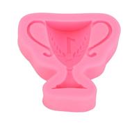 HEEPDD Trofeo Molde de Fondant, Conformación Fácil y Limpieza de Múltiples Usos de Múltiples Usos para el Molde de Silicona Duradero para Fiestas de Cumpleaños y Diversión para Hornear