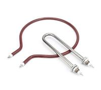 HEEPDD Tubo de Calentador de Calentamiento Redondo de Calentamiento Redondo de Acero Inoxidable de 300W para Ganso de Pato de Pollo, con Método de Instalación de Fijación de Pernos para el Ganso de