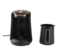 HEEPDD Turca, Cafeteras Máquina de café con Prevención de Desbordamiento y Alarma Audible para Preparar café Turco Turca, 600 W 4 Tazas Eléctrica Portátil Electrodomésticos (Enchufe europeo 220V)