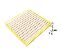 HEEPDD Turner de Huevos, Bandeja de Incubadora de Huevos de Plástico Completamente Automática con 13 Rodillos para de Codorniz de Pato de Pollo 16.9x16.7 Pulgadas Ideal para Criaderos Domésticos o