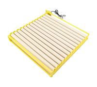 HEEPDD Turner de Huevos, Bandeja de Incubadora de Huevos de Plástico Completamente Automática con 13 Rodillos para de Codorniz de Pato de Pollo 16.9x16.7 Pulgadas Ideal para Criaderos Domésticos o