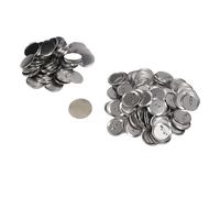 HEEPDD Un Conjunto de Insignias de Metal de Metal con Alta Dureza para Creative DIY 100 sets. Entrega Vacía de la Insignia El Kit para las Mentes Ingeniosas (58MM)