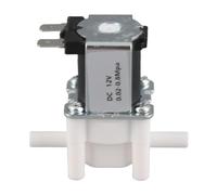 HEEPDD Válvula de Agua Solenoide NC de 12 V Diseño de Inserción Rápida para Máquinas de Agua Pura y Lavadoras Válvula Eléctrica Normalmente Cerrada de 12 Voltios Compacta 2,4 X 1,3 Pulgadas Liviana